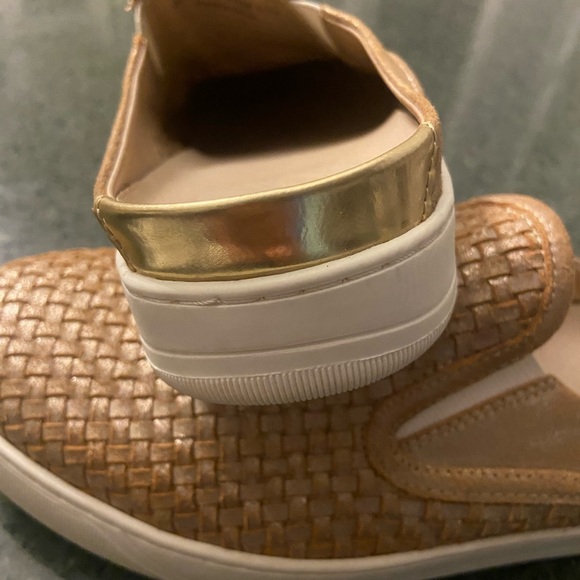 Johnston & Murphy Sz 8.5 Tan Woven Slip-On Loafers - Picture 5 of 7